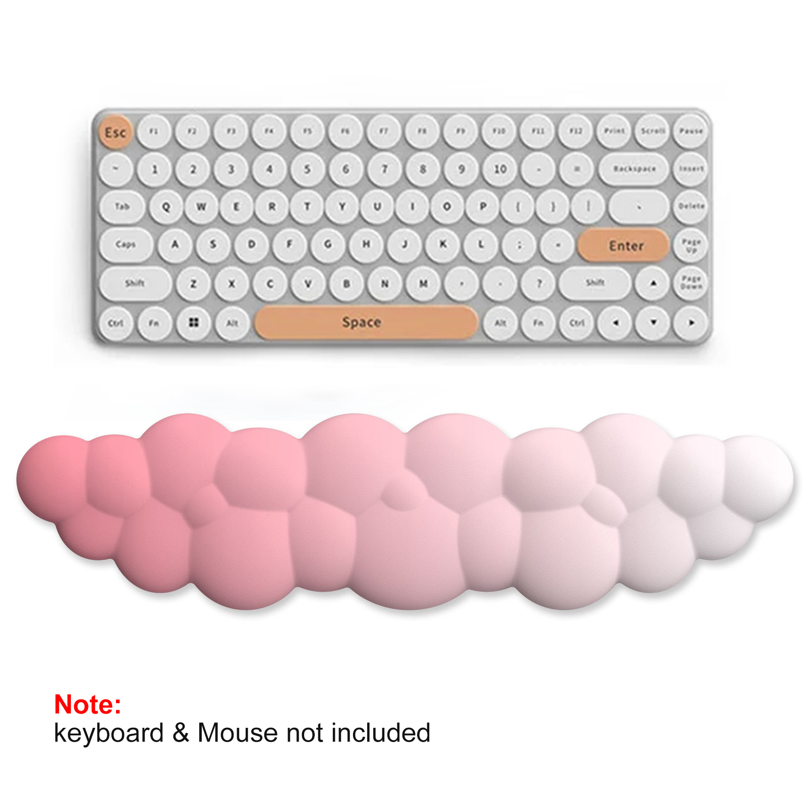 Pc Gaming Cloud - Cloud Wrist Rest Ergonomic Mousepad Keyboard