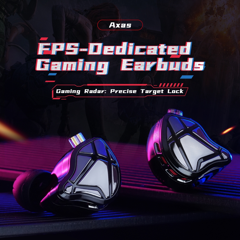 KZ Axas FPS-Dedicated In Ear G - Pc Gaming Earphones ulasan dan harga