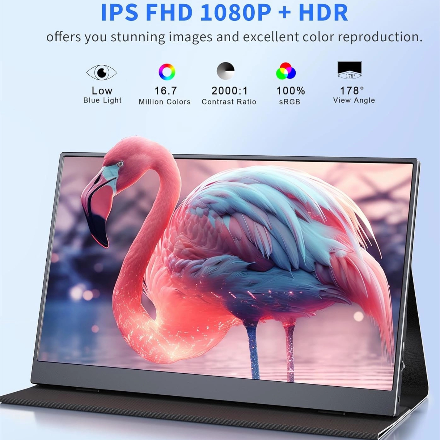 15.6 Inch Portable Monitor 108 - Pc Gaming Hp ulasan dan harga