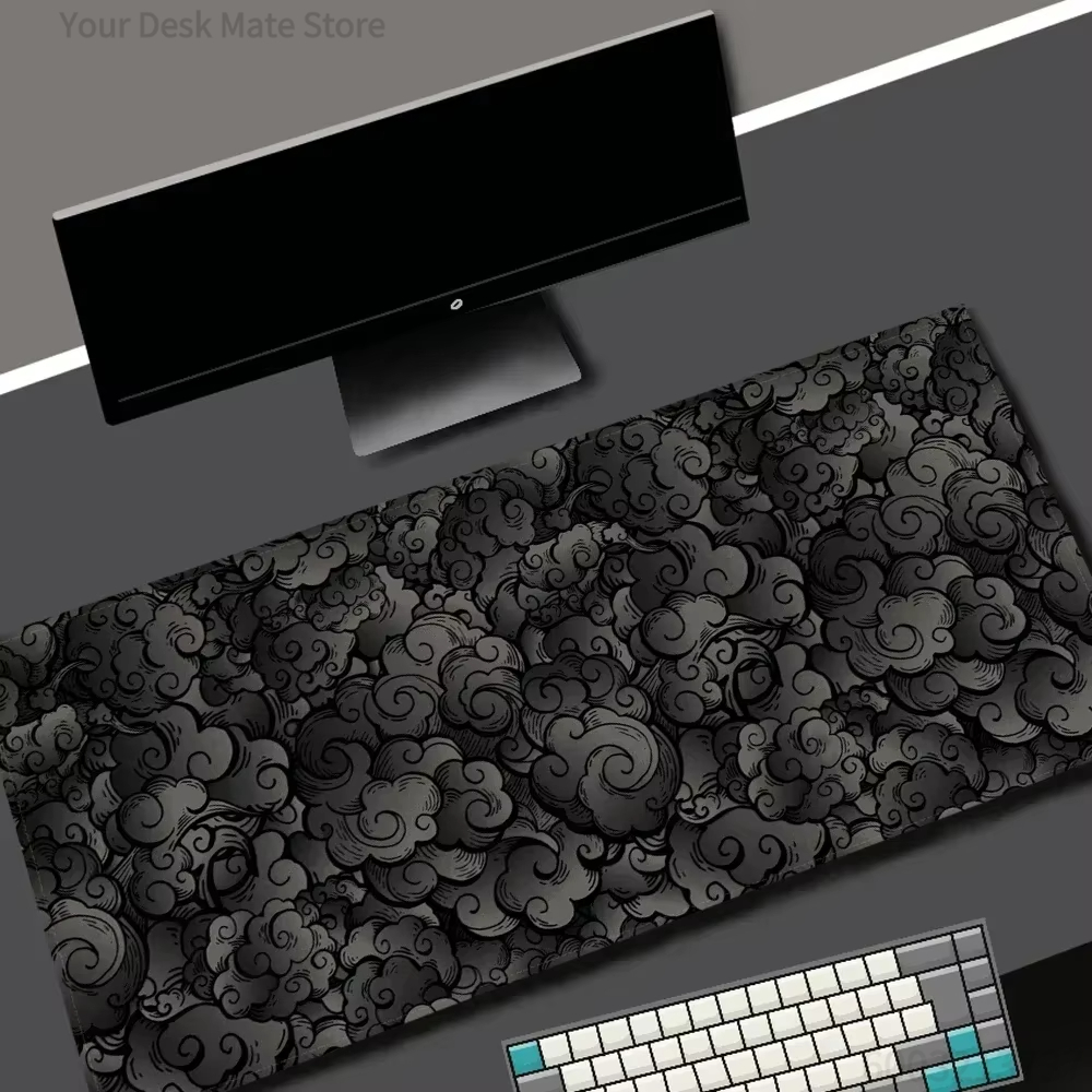 Black Cloud Pattern Gaming Mou - Pc Gaming Cloud ulasan dan harga