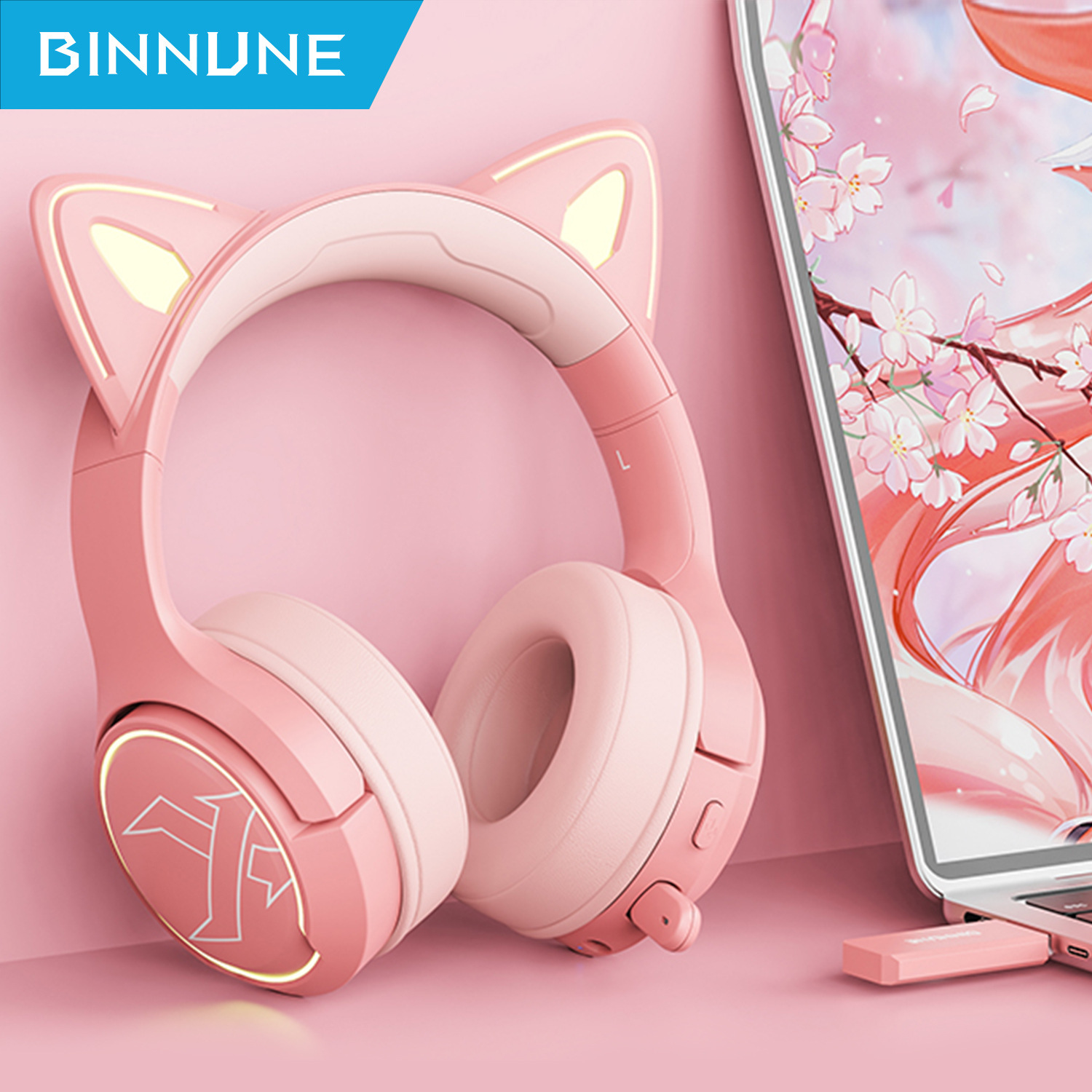 BINNUNE BW05 Wireless Gaming H - Pc Gaming Earphones ulasan dan harga