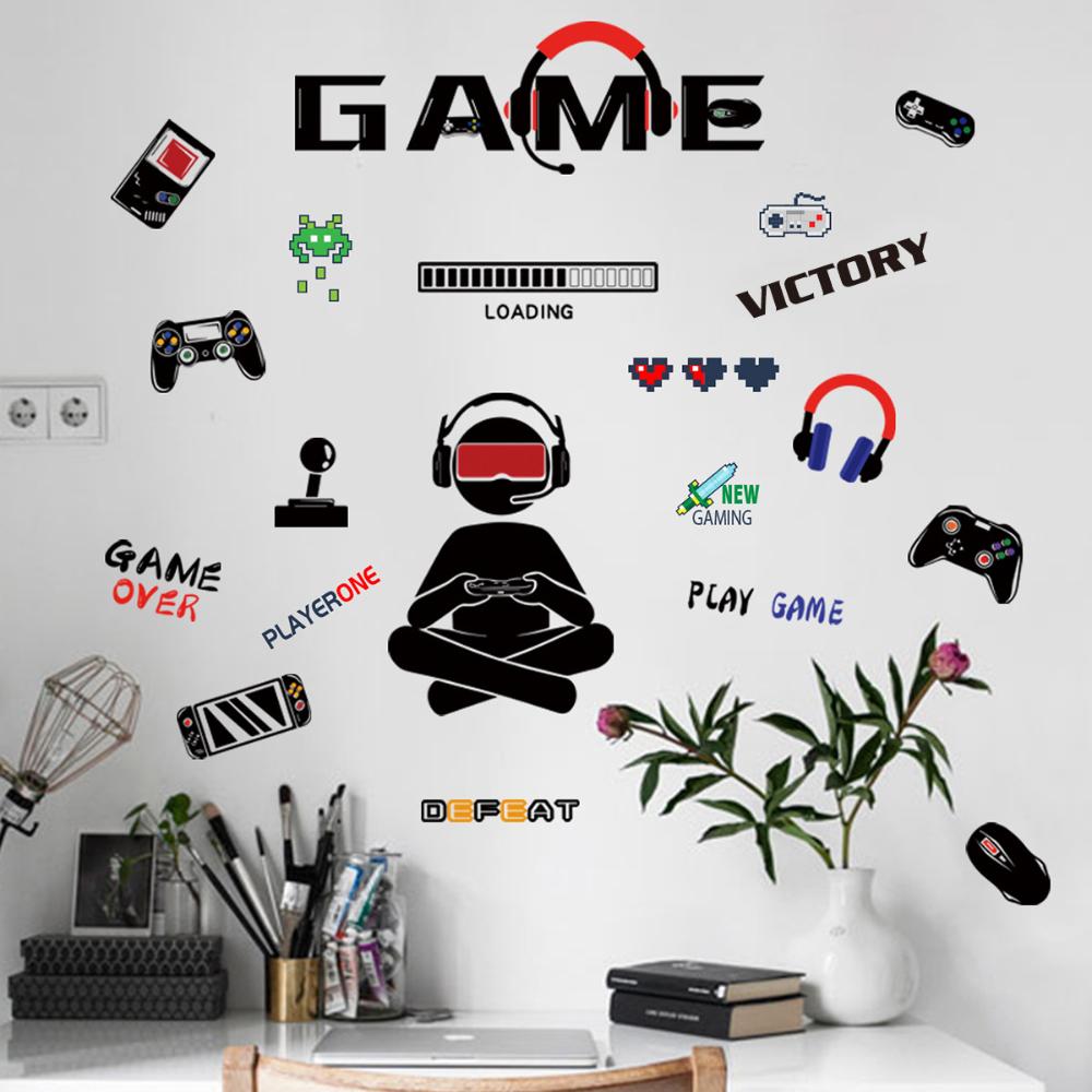 Gamer Vinyl Wall Sticker Game  - Pc Gaming Wallpaper ulasan dan harga