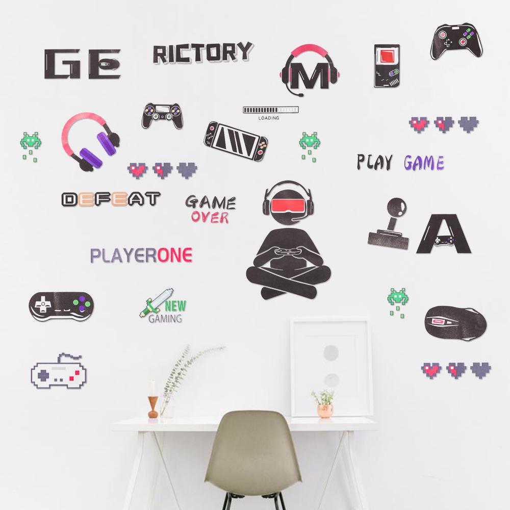 Gamer Vinyl Wall Sticker Game  - Pc Gaming Wallpaper ulasan dan harga