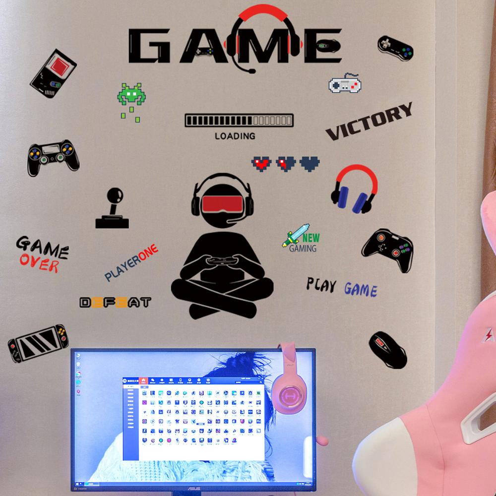 Gamer Vinyl Wall Sticker Game  - Pc Gaming Wallpaper ulasan dan harga