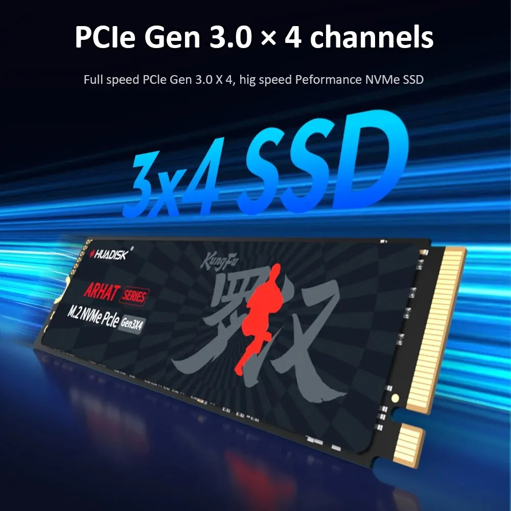 Huadisk SSD NVMe M2 1TB 512GB  - Pc Gaming Used ulasan dan harga