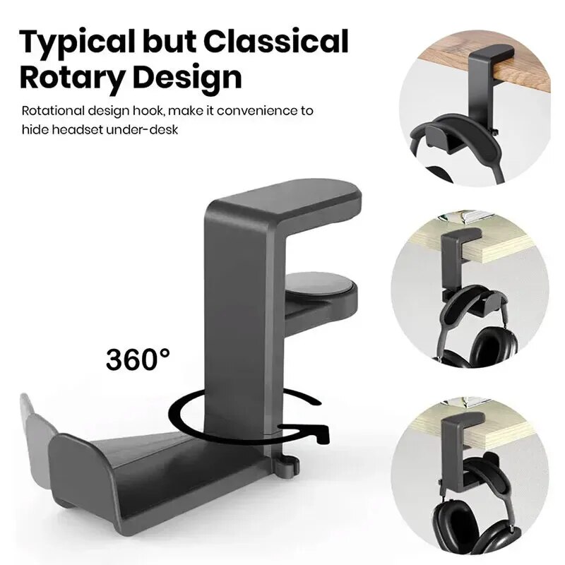 Universal Desktop 360° Rotatin - Pc Gaming Earphones ulasan dan harga