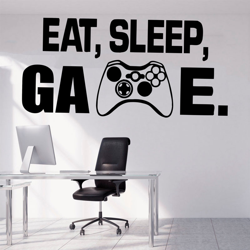 Carved Gamer Wall Sticker Viny - Pc Gaming Wallpaper ulasan dan harga