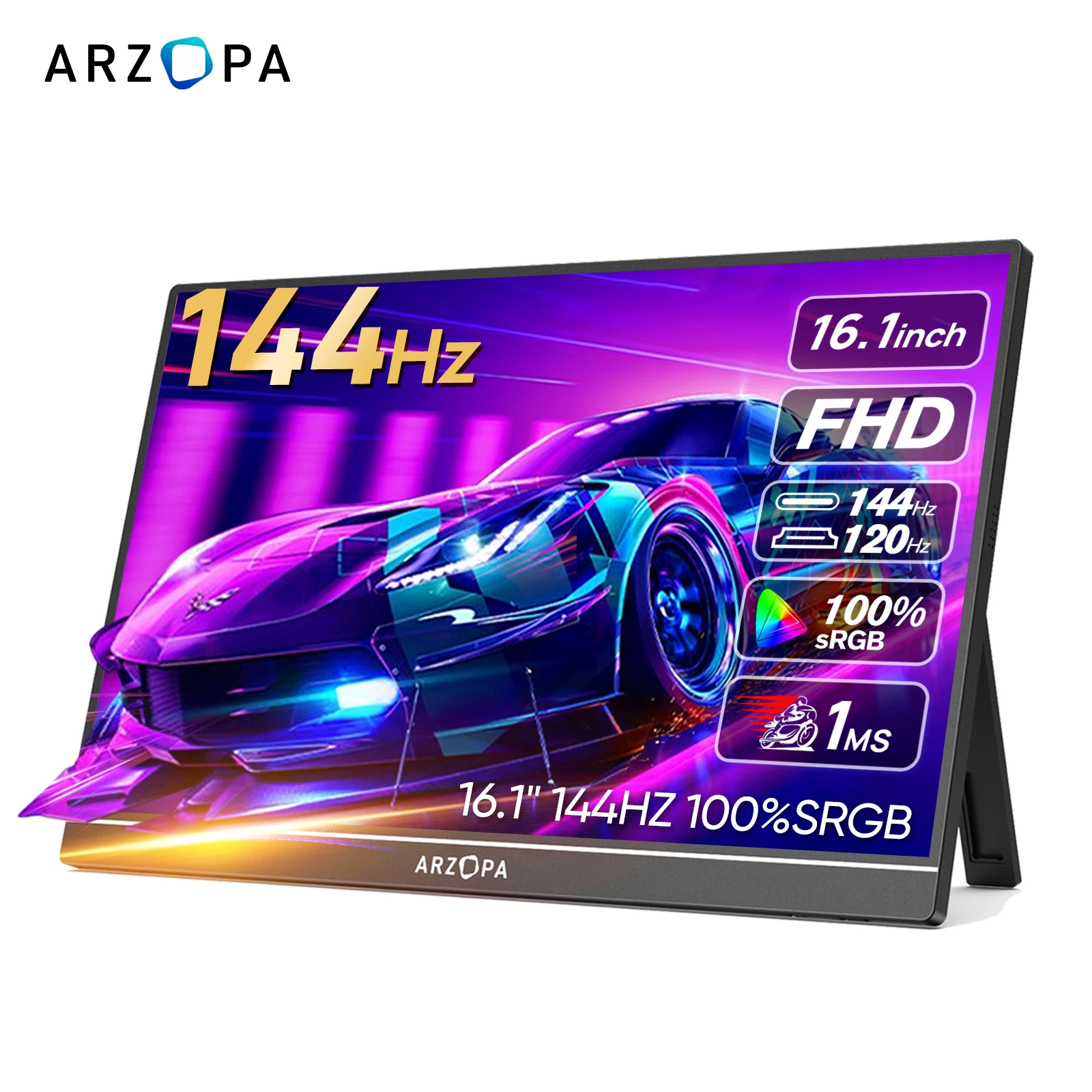 ARZOPA 16.1 Inch Portable Gami - High Refresh Monitor ulasan dan harga