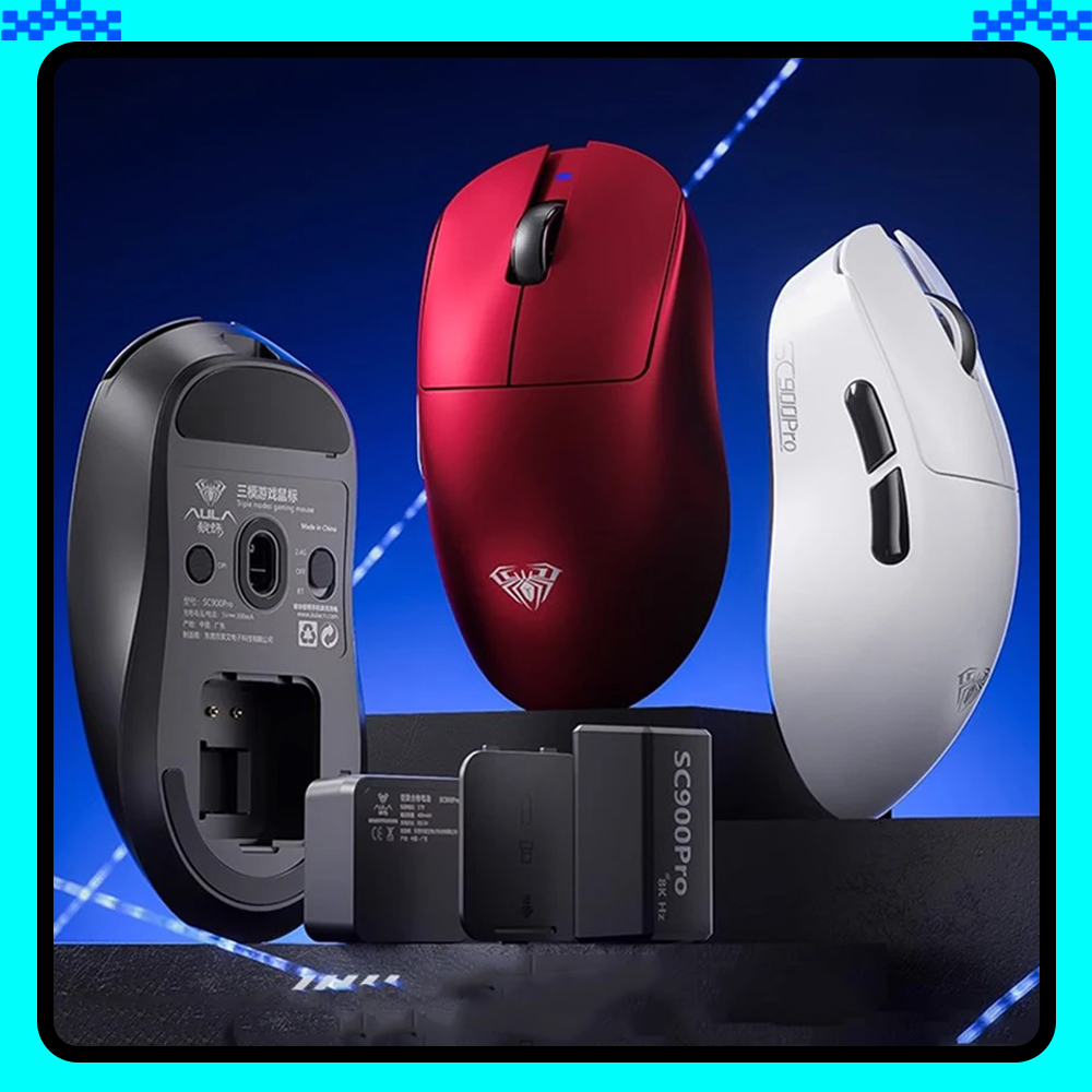 AULA SC900 Mouse Mouse Paw3950 - Gaming Pc Equipment ulasan dan harga