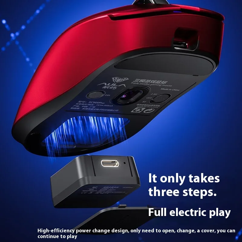 AULA SC900 Mouse Mouse Paw3950 - Gaming Pc Equipment ulasan dan harga