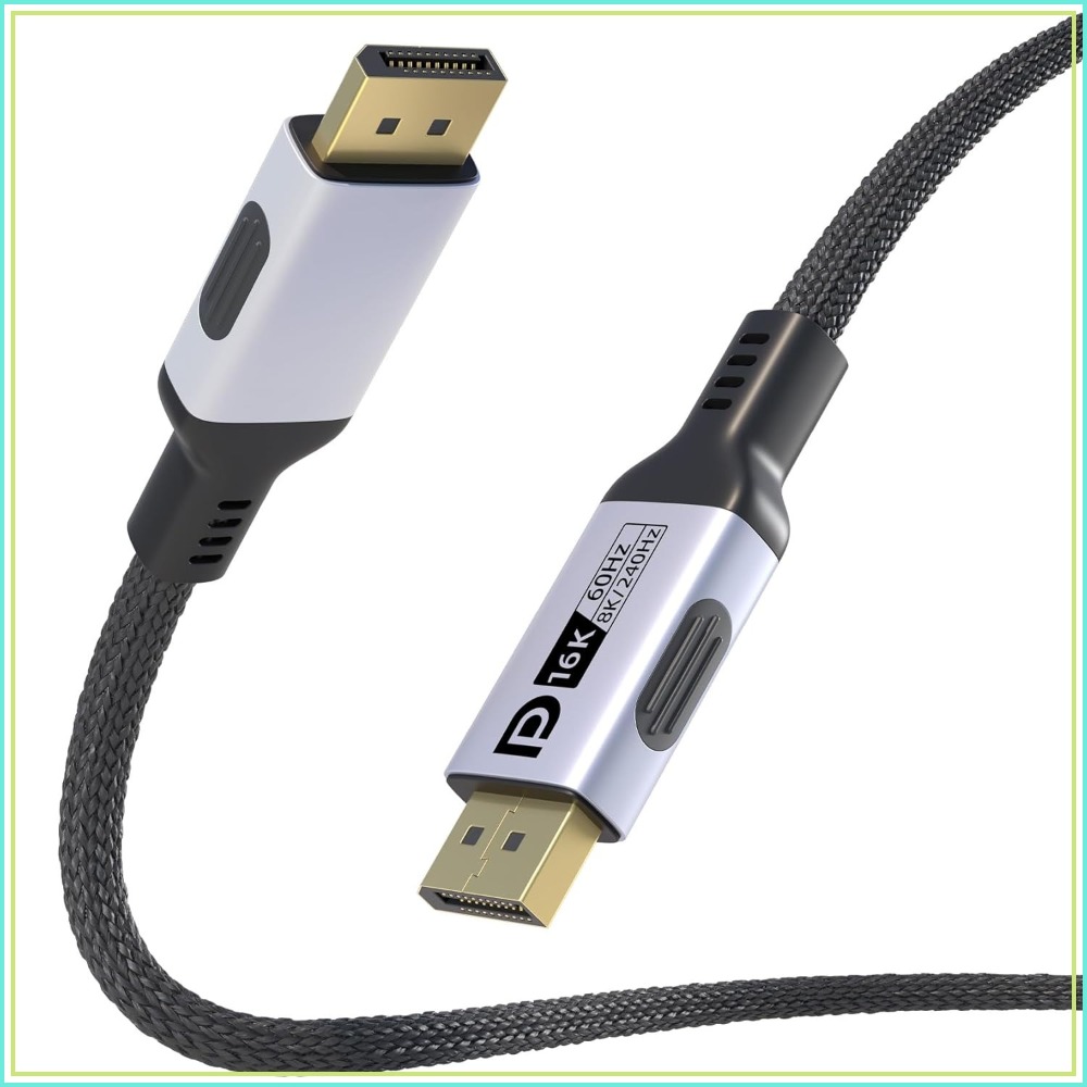 DP 2.1 Cable 3.3ft, 80Gbps 16K - Pc Gaming Mini ulasan dan harga