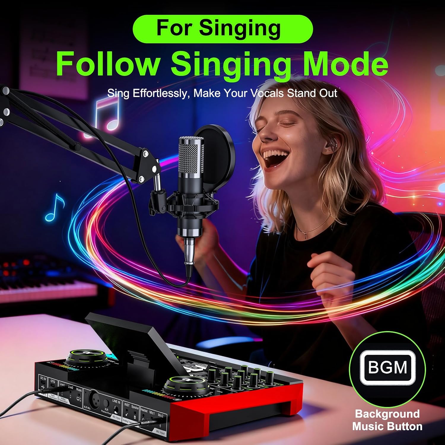 Tenlamp Podcast Equipment with - Gaming Pc Equipment ulasan dan harga