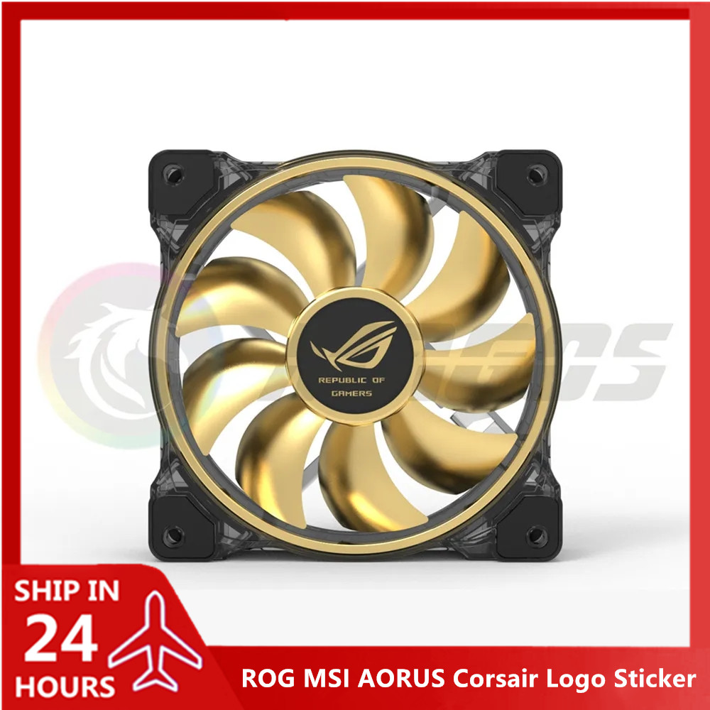 PC Gamer Cabinet Fan Logo Stic - Gaming Pc Equipment ulasan dan harga