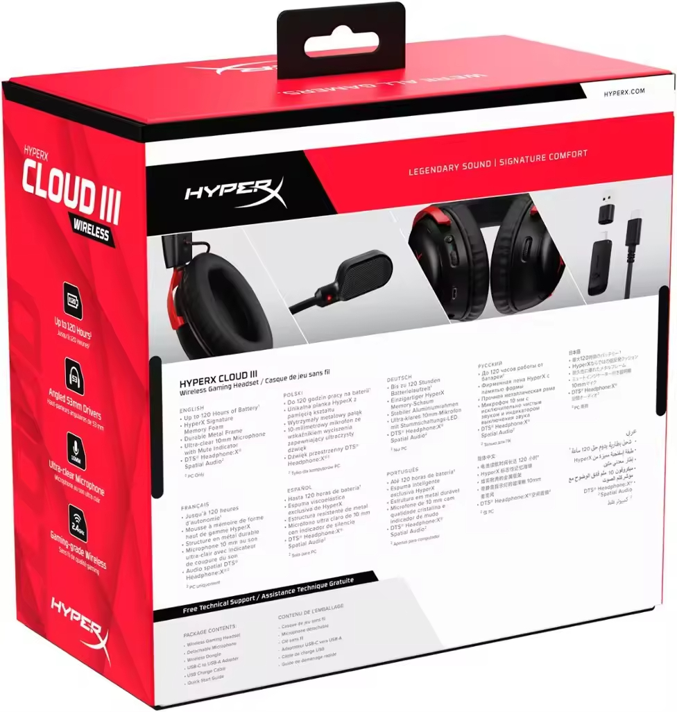 HyperX Cloud 3 77Z46AA 77Z45AA - Pc Gaming Cloud ulasan dan harga
