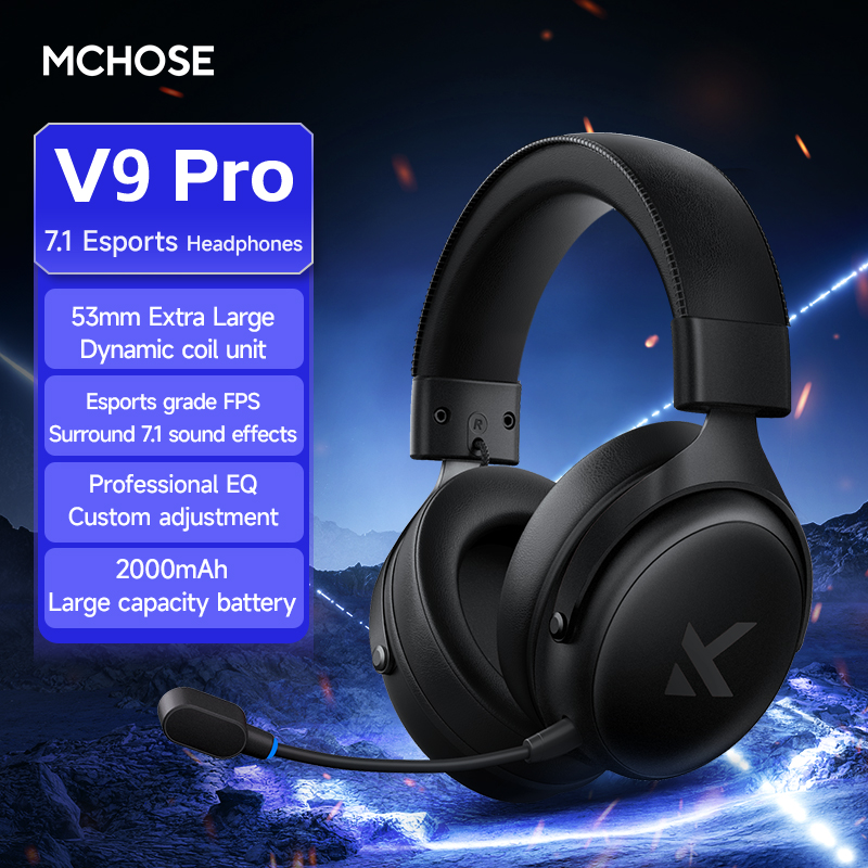 MCHOSE V9 Pro Headset with Mic - Pc Gaming Earphones ulasan dan harga