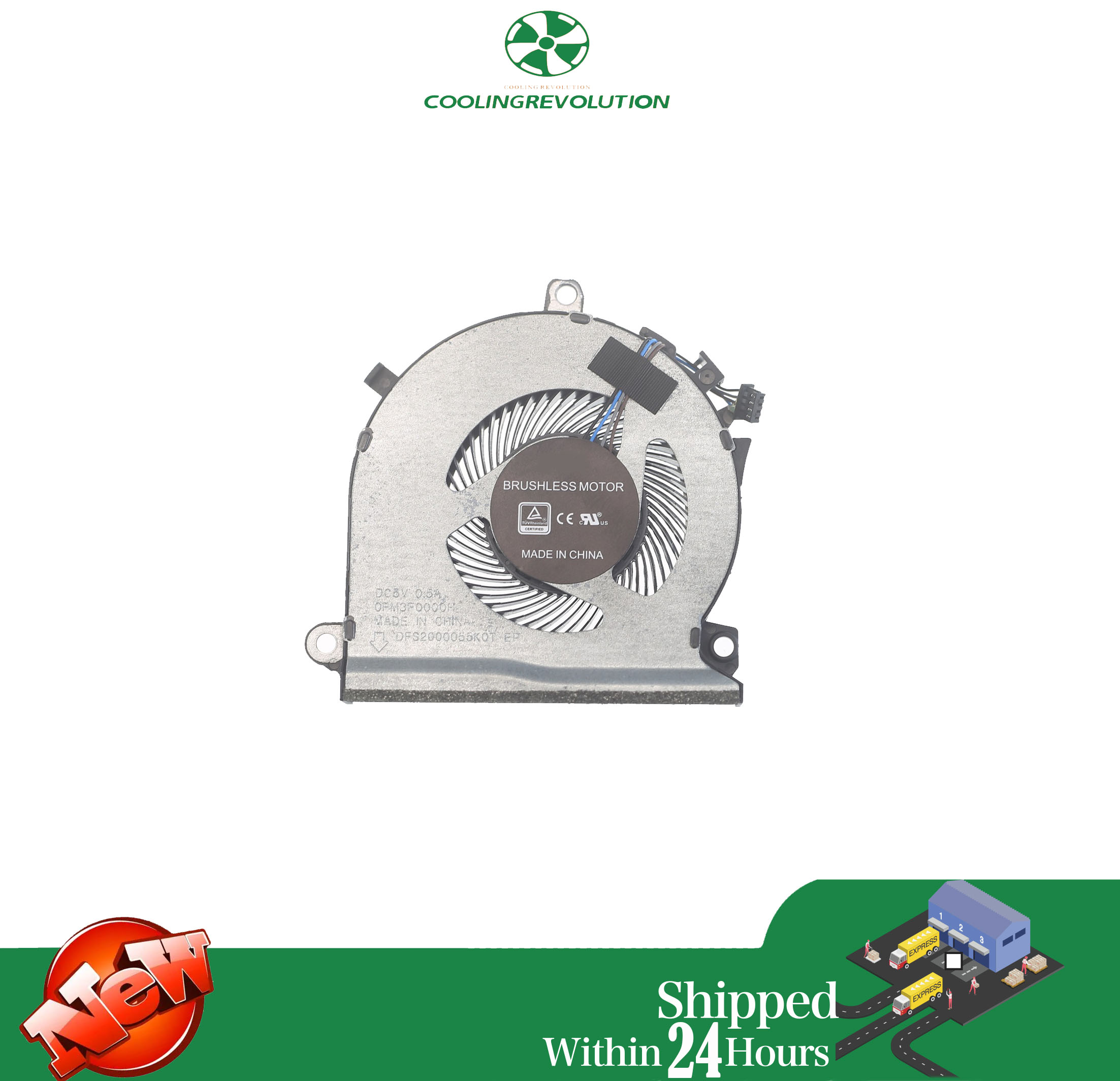 Laptop CPU Cooling Fan EG75070 - Pc Gaming Hp ulasan dan harga