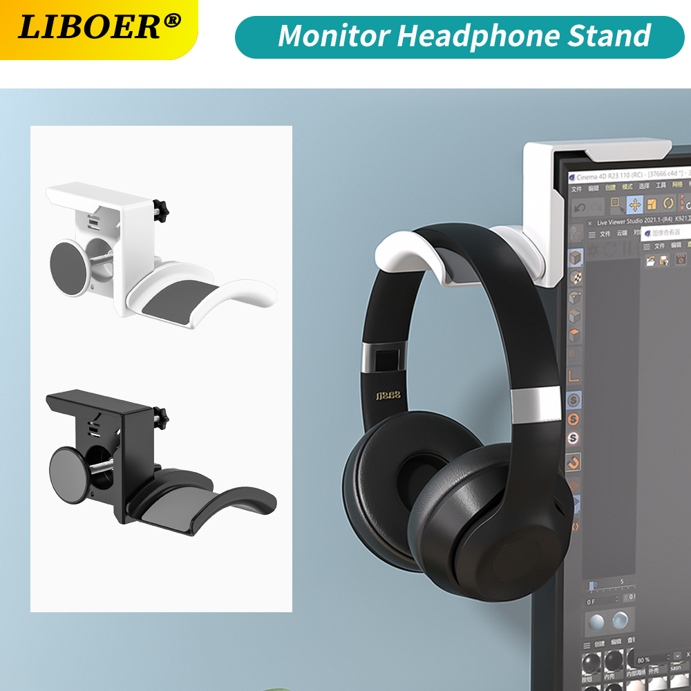 Monitor Headphone Stand Plasti - Pc Gaming Earphones ulasan dan harga