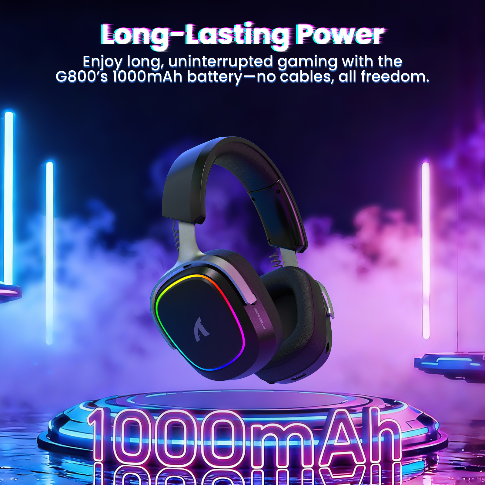 ATTACK SHARK G800 Wireless Gam - Pc Gaming Earphones ulasan dan harga