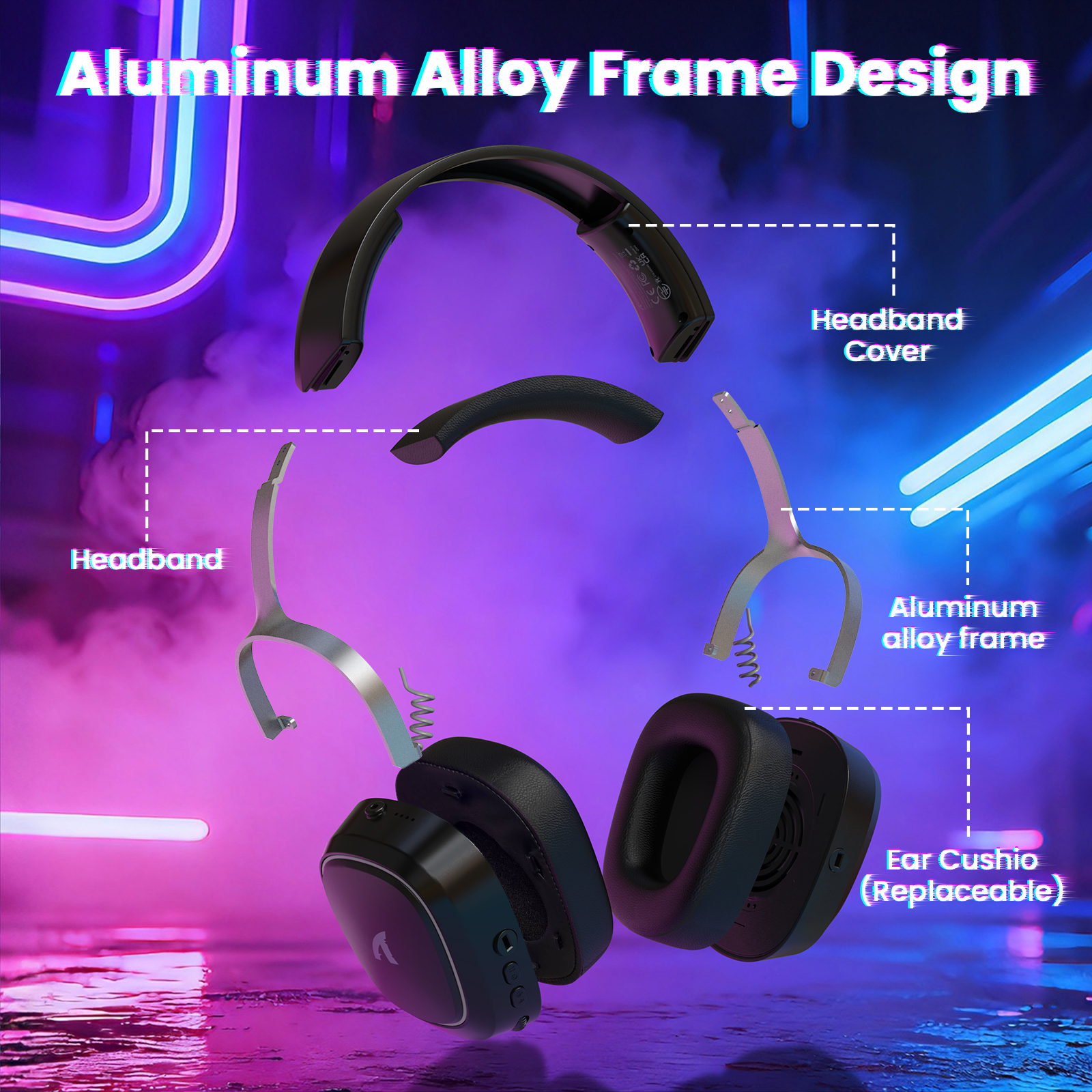 ATTACK SHARK G800 Wireless Gam - Pc Gaming Earphones ulasan dan harga