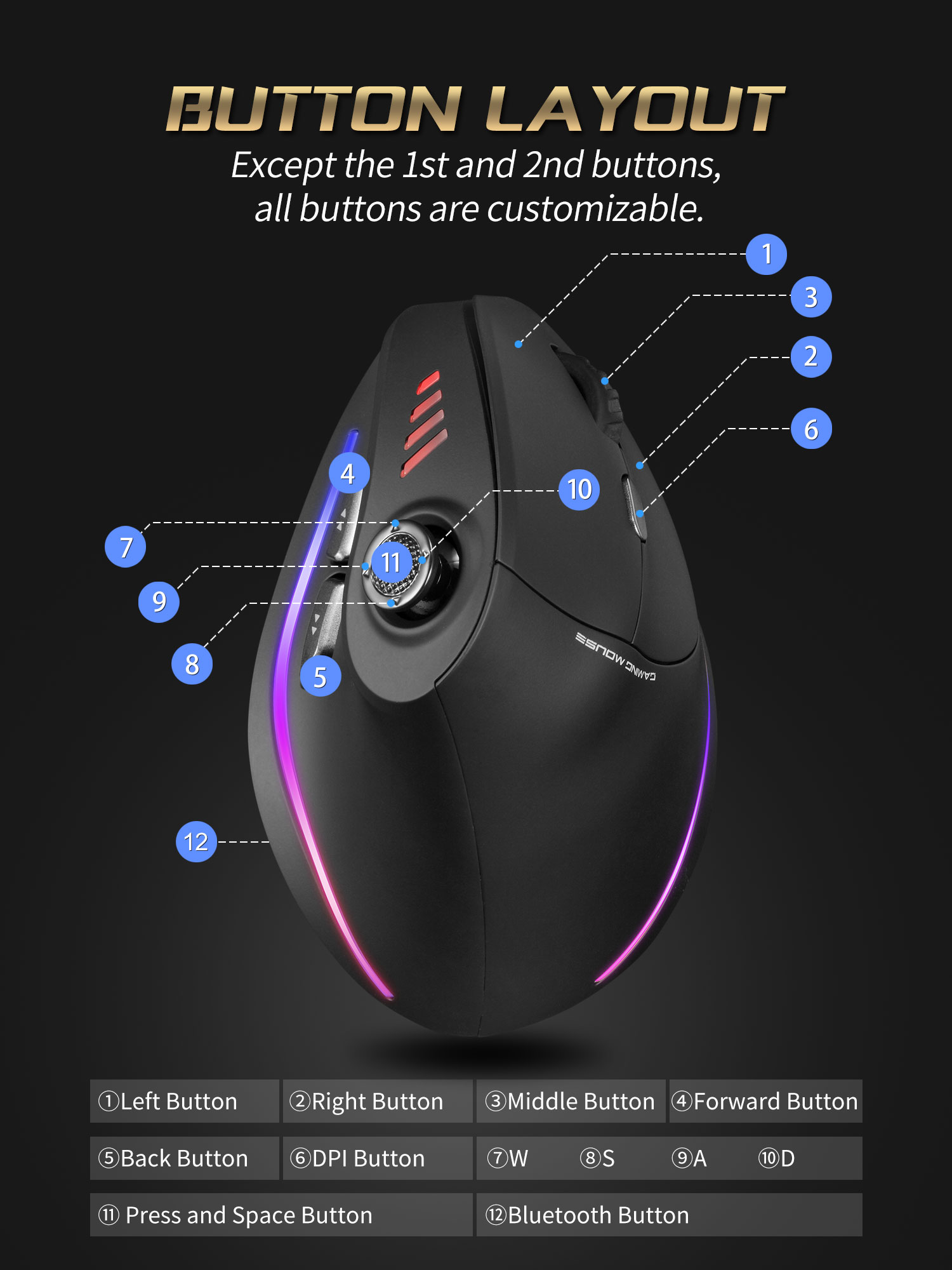 Jomaa RGB Backlit Wireless Ver - Pc Gaming Used ulasan dan harga