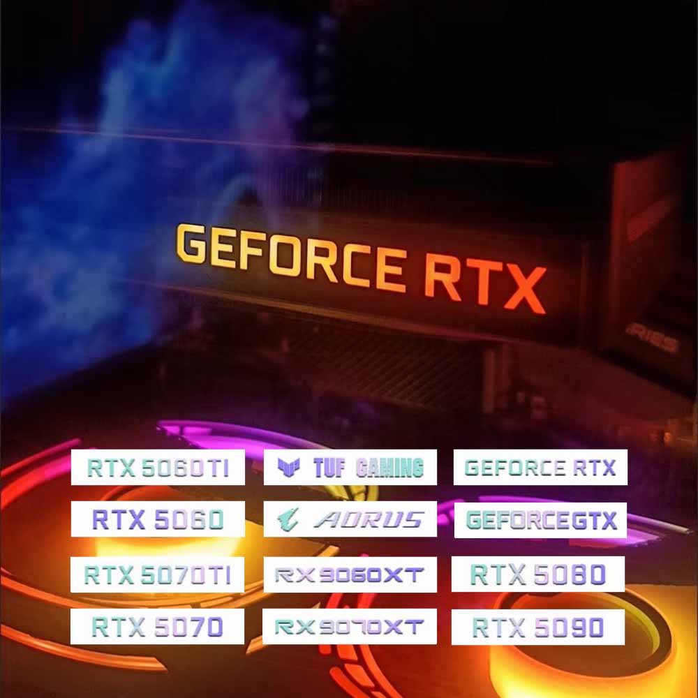 PC GPU ARGB Lighting Panel Whi - Gaming Pc Equipment ulasan dan harga