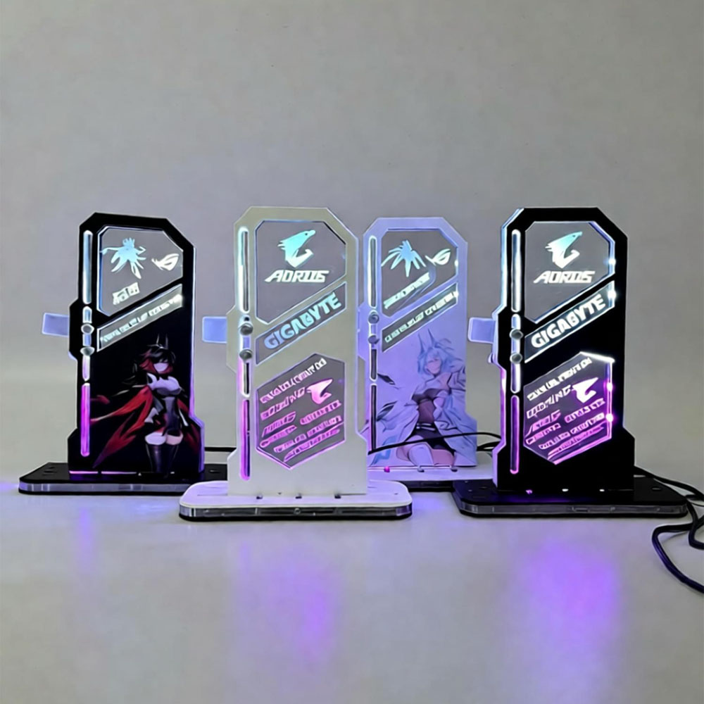 DIY Mirror VGA Holder ARGB Gam - Gaming Pc Equipment ulasan dan harga