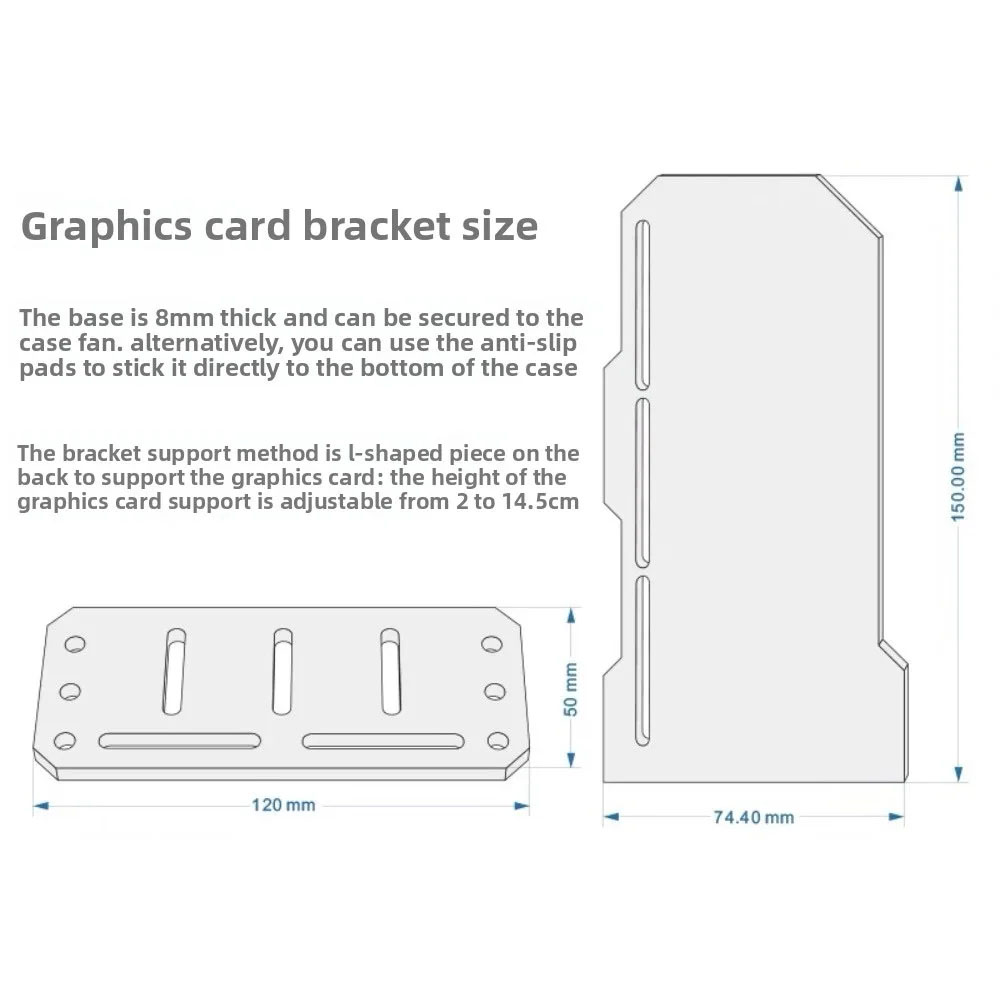 DIY Mirror VGA Holder ARGB Gam - Gaming Pc Equipment ulasan dan harga