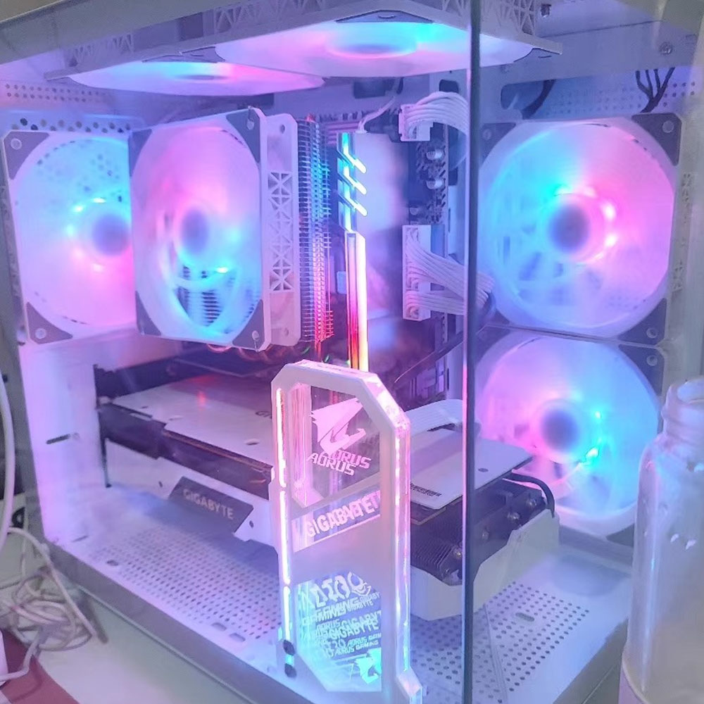 DIY Mirror VGA Holder ARGB Gam - Gaming Pc Equipment ulasan dan harga